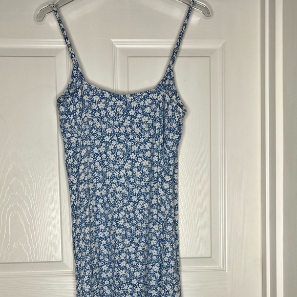 Reformation Floral Midi Dress Sz 2 - Picture 10 of 12
